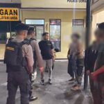 Tim Patroli Polres Gowa Berhasil Amankan Kelompok Anak Jalanan yang Bawa Senjata Terlarang