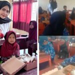 Ikuti Program Pemerintah, Sahabat Rezki Berbagi Makanan Gratis Bergizi Di Tiga Sekolah