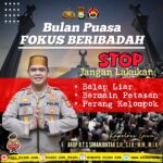 Kapolres Gowa Imbau Warga Fokus Ibadah di Bulan Puasa: Stop Balap Liar, Petasan, dan Perang Kelompok